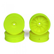 Speedline Buggy Wheels for Associated B64 - B64D / TLR 22 3.0 - 4.0 / Front / YELLOW / 4Pcs 2.2in SRP $37.06