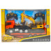 #1319 1:24 9CH RC Truck and Trailer with 1:24 6CH RC Excavator Combo Set (Plastic) Huina