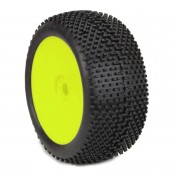 1/8 Truggy Evo I-Beam SSLW Tire Prmnt Yellow (2) by AKA SRP $119.65