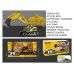 #1550 2.4G 15Ch RC Excavator w/die-cast bucket, 1/14 scale by HUINA
