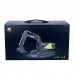 New 1:14 2.4G RC Excavator Green/Grey linear servos, 360 degree slew, Li-Ion 7.4V 1200mAh battery USB charge by Huina