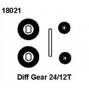 Diff Gear 24/12T, RCPRO 1/18 MT