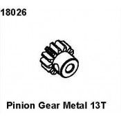 Pinion Gear Metal 13T, RCPRO 1/18 MT