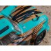 BRUSHLESS INFRACTION 4X4 MEGA RTR 1/8th Resto-Mod StreetBash Truck Teal/Bronze by ARRMA Converted to Brushless by HOT RC 4350kv 540 2-3S  Motor and 80A 2-3S ESC SRP $650.00