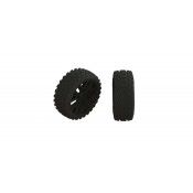 AR550057 2HO Tire Set Glued Black (2) Suits Typhon 4X4 Mega & 3S BLX 17mm Hex by ARRMA
