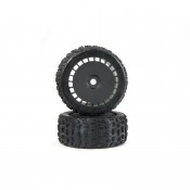 dBoots Katar T Belted 6S Tire Set Glued (Blk) (2) by ARRMA (Replaces ARAC9615)
