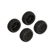 dBoots '2-HO' Tire Set Glued (Black) (2 Pairs) SRP $39.54