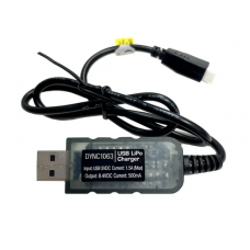 USB Charger SCX24 LiPo Input 5V, 2A Output 4.2V per cell, 800mAh, Connector JST-XH