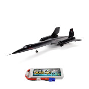 SR-71 Blackbird Twin 40mm EDF BNF Basic with AS3X and SAFE Select by Eflite plus Gens-Ace Soaring 2200mAh, 14.8V, 4S1P, 30C With EC3
