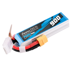 Gens Ace 900mAh 14.8V 80C 4S 1P Lipo Battery Pack with XT60 plug 97x27x21mm 112g Suit F5J and Powered Glider by Gens Ace SRP $57.96
