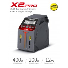 NEW X2 Pro V2 Dual Channel Smart Charger. 2x100W or 1x200w Lipo 1-6S, NiCad, NiMh, PB. AC/DC by GT Power