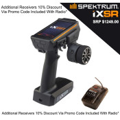 iXSR 6-Channel DSMR Surface Transmitter with SR515 Receiver and Foam Case SRP $1249.00