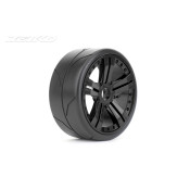 1/8 GT Racing Tire-QUICKER/Claw Rim/Black/Ultra Soft/Glued/Belted MTD Tires (2) by Jetko SRP $49.68