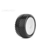Jetko ARENA Carpet/Astro 2WD and 4WD Buggy Pre Mounted Glued Ultra Soft Tyres with White Wheels (2) By Jetko SRP $43.13