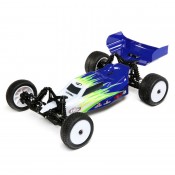 Mini-B, Brushed, RTR: 1/16 2WD Buggy, Blue/White by LOSI SRP $419.98