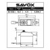 Savox Standard size 6.5kg/cm, 0.14 Sec @ 6v Digital Servo with Soft Start, 42g, 40.7x20x39.4mm SRP $43.94