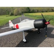 Giant Zero A6M Gas ARF 50-60cc, 86in WHITE- w/JP Hobby Electric retracts -  Seagull Logo Baseball Hat by Seagull Models SRP $2291.84