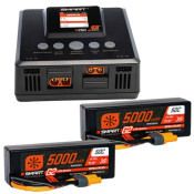 Smart Powerstage 6S Surface Bundle: (2) G2 5000mAh 3S LiPo IC5 & S250 Charger by Spektrum SRP $552.35