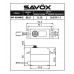 Savox HV Standard size Waterproof 8kg/cm, 0.13sec @ 7.4v  Digital Servo with Soft Start, 60g, 41.8x20.2x38.0mm SRP $76.15