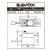Savox Standard size Waterproof 32kg/cm 0.13sec @ 7.4v Digital Coreless Motor Servo with Soft Start,  71g, 40.6x20.7x42.0mm SRP $194.75