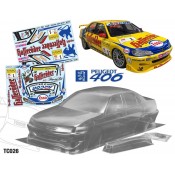 1/10 Peugeot 406 DTM 190mm Hallecoder Decal Sheet