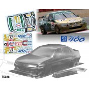 1/10 Peugeot 406 BTCC 190mm Ultron Decal Sheet