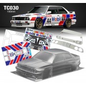 1/10 BMW E30 W/3D Wing and Grille 190mm Mobil1 Decal Sheet