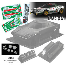 TC048 1/10 Lancia Stratos, 190mm Alitalia Decal Sheet