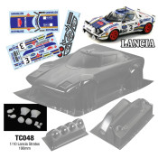 TC048 1/10 Lancia Stratos, 190mm Rothmans Decal Sheet