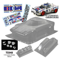 TC048 1/10 Lancia Stratos, 190mm Rothmans Decal Sheet