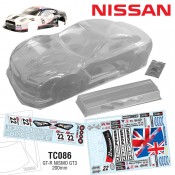 1/10 Nissan NISMO R35 GTR GT3, 200mm Sumopower Decal Sheet