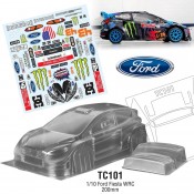 1/10 Ford Fiesta WRC 200mm Monster Decal Sheet