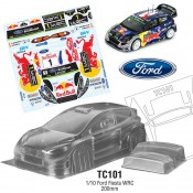 1/10 Ford Fiesta WRC 200mm RedBull Decal Sheet