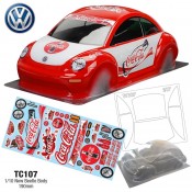 1/10 New Beetle Body, 190mm Coke Decal