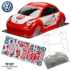 1/10 New Beetle Body, 190mm Coke Decal