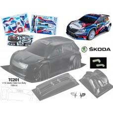 TC201 1/10 Skoda Fabio Evo Rally (190mm) Vento Decal Sheet