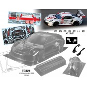 TC321 1/10 Porsche 911 RSR, 190mm 911 Decal Sheet