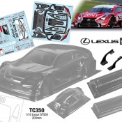 1/10 Lexus GT500, 200mm Zent Decal