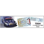 1/10 GR86 (TC286) TOYO TIRES Sticker, A4