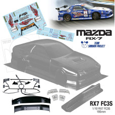 1/10 Mazda RX7 FC3S 195mm by Team C SRP $107.86