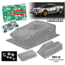 TM118 1/10 Mini Lancia Stratos 210wb Alitalia Decal Sheet