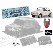 1/10 Mini Fiat 600D, 210mm