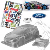 TM218 1/10 Mini Ford Fiesta WRX Ken Block Decal Sheet WB 210mm, Width 165mm