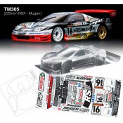 1/10 MINI Honda NSX BODY Mugen Decal Sheet