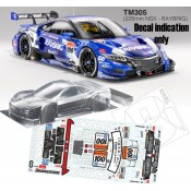 1/10 MINI Honda NSX BODY Raybrig Decal Sheet