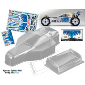 Kyosho Optima Mid Body Set (Blue Decal Set)