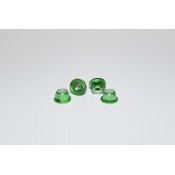 Green M4 Aluminum Knurled And Flanged Locknut By Vision Racing SRP $11.85