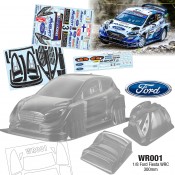 WR001 1/8 Ford Fiesta WRC Ford Decal Sheet fit HPI WR8 300mm Wheelbase, 227mm Wide