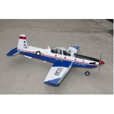 Texan T-6A II 1.6m improved w/battery hatch/flaps .75-91 2S, .91-1.00 4S USAF Blue/White by Seagull Models SRP $799.20